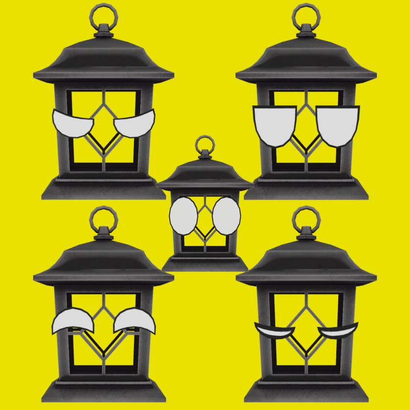 【VRChat】~MAで簡単改変異形頭シリーズ~ つるランプ【MA対応】