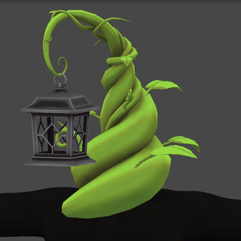 【VRChat】~MAで簡単改変異形頭シリーズ~ つるランプ【MA対応】