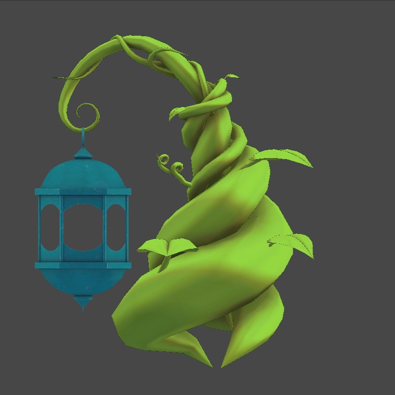 【VRChat】~MAで簡単改変異形頭シリーズ~ つるランプ【MA対応】