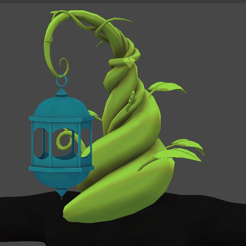 【VRChat】~MAで簡単改変異形頭シリーズ~ つるランプ【MA対応】