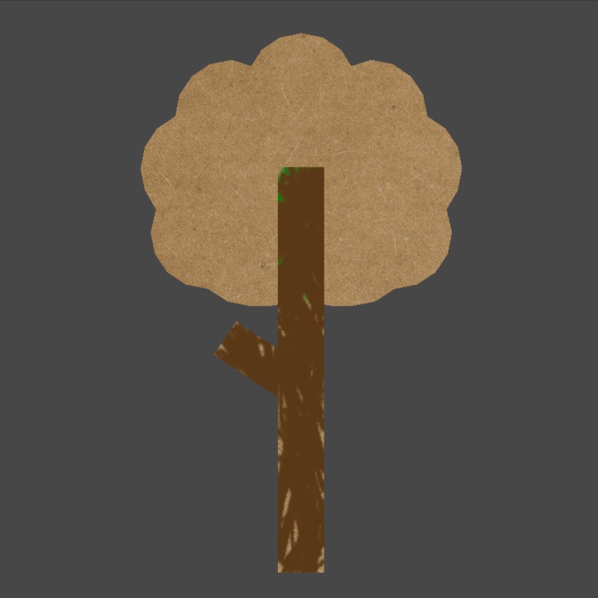 【VRChat 3D小物】木の役 あるいは 劇の木