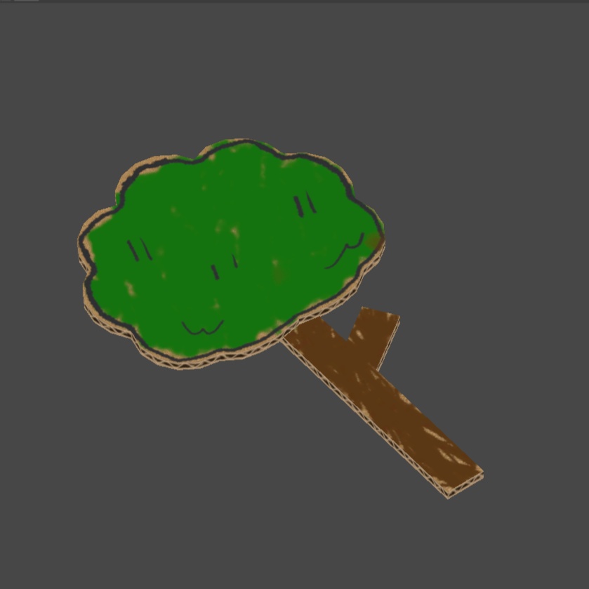 【VRChat 3D小物】木の役 あるいは 劇の木