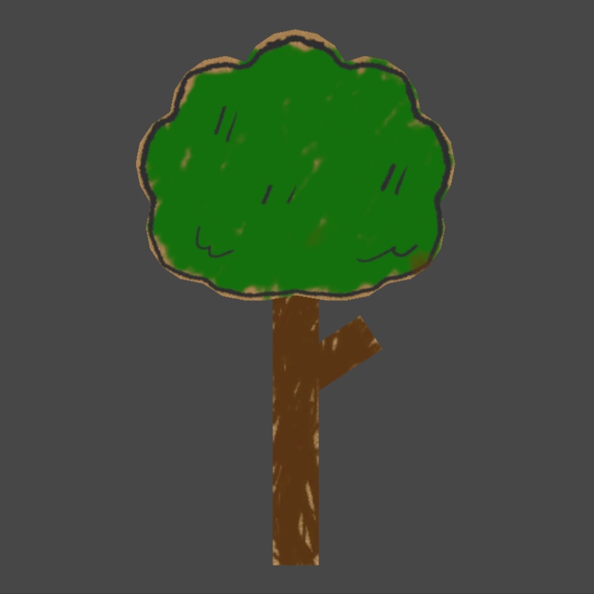 【VRChat 3D小物】木の役 あるいは 劇の木