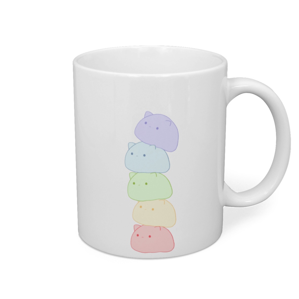 ねこすらマグカップ
