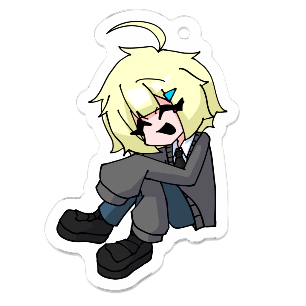 狐白ましろ アクリルキーホルダー