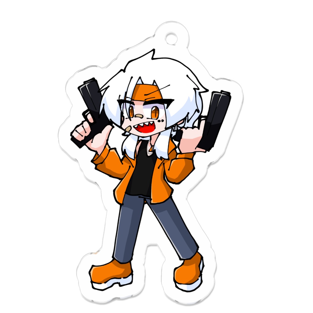 緋色 アクリルキーホルダー