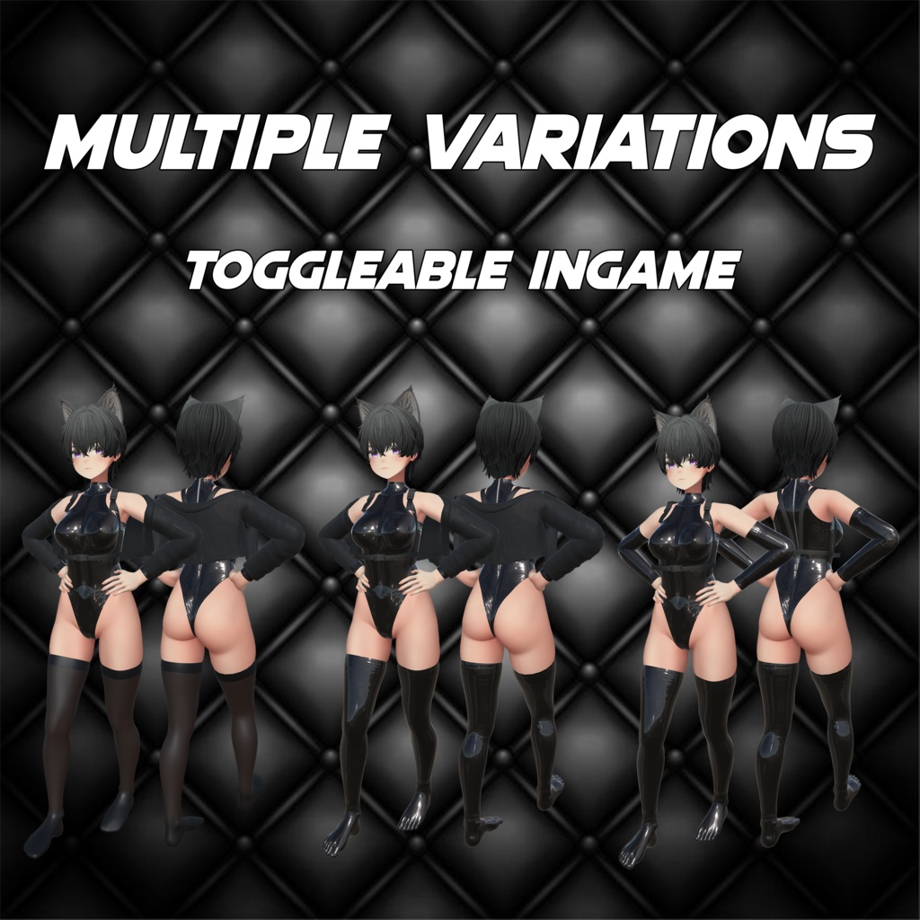 Uruki high-cut bodysuit Latex