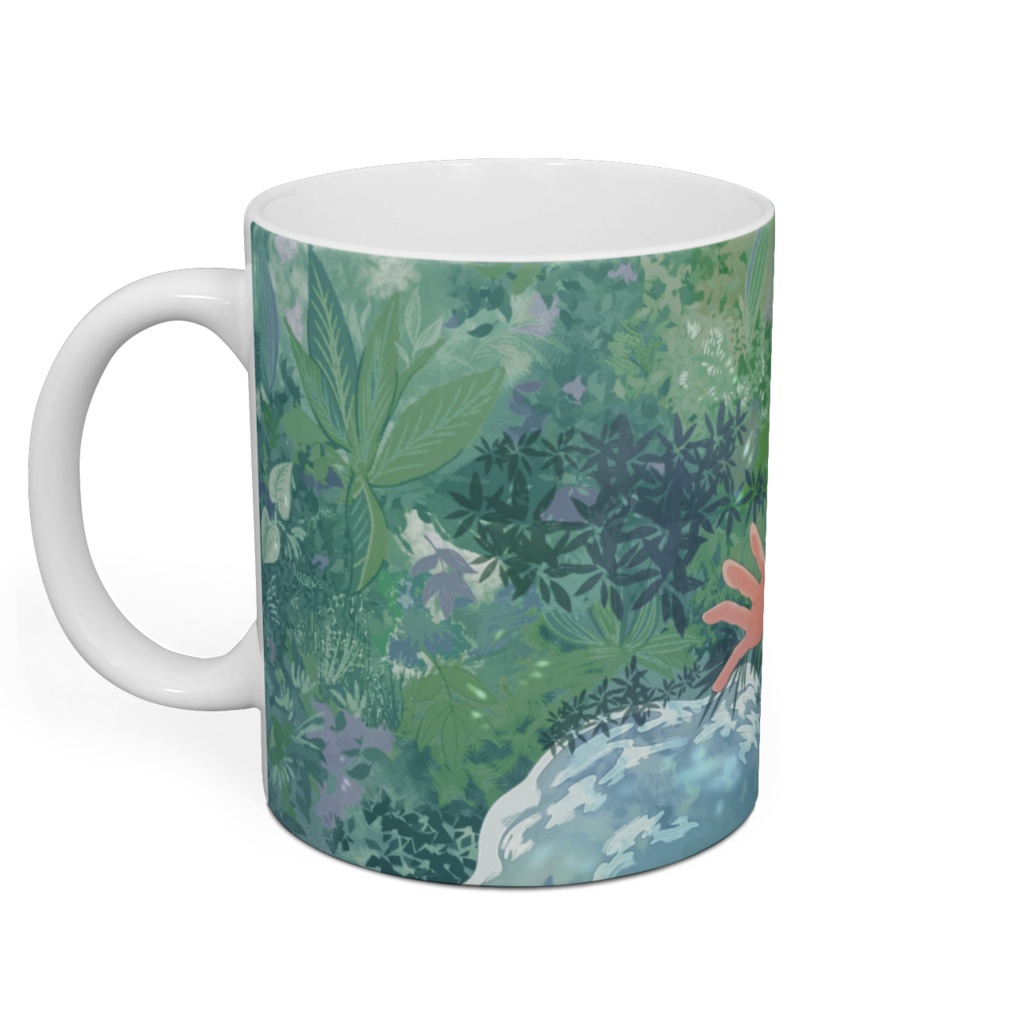 マグカップ 森のジャンプ台