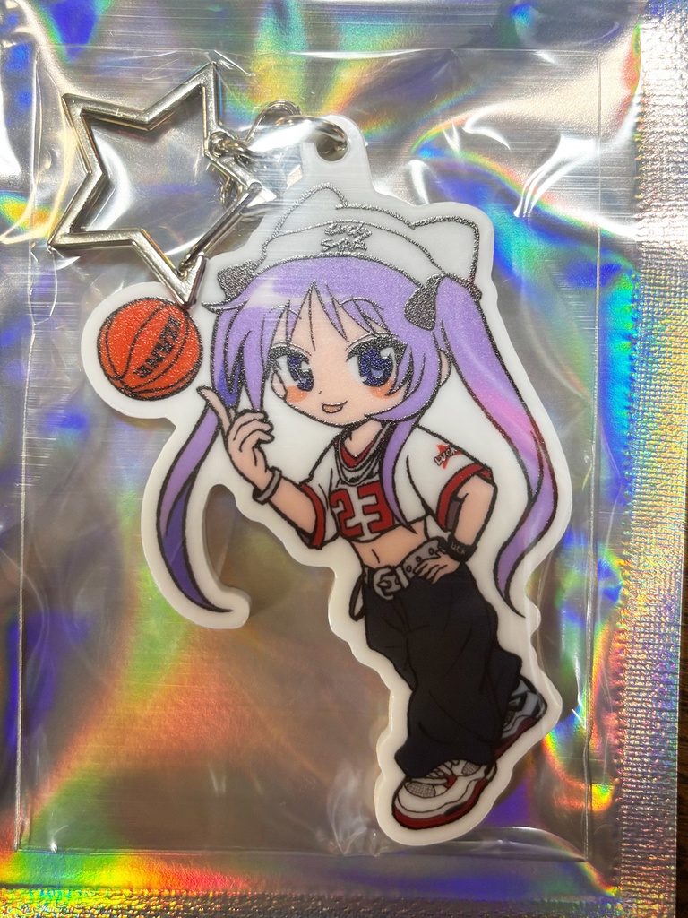 KAGAMI HIIRAGI "street style" acrylic keychain