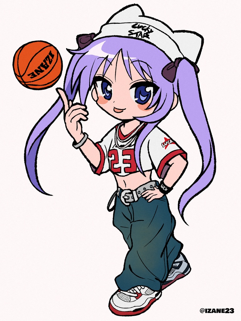 KAGAMI HIIRAGI "street style" acrylic keychain