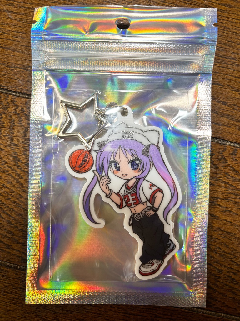 KAGAMI HIIRAGI "street style" acrylic keychain