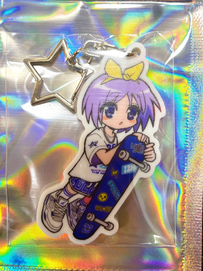 TSUKASA HIIRAGI "street style" acrylic keychain