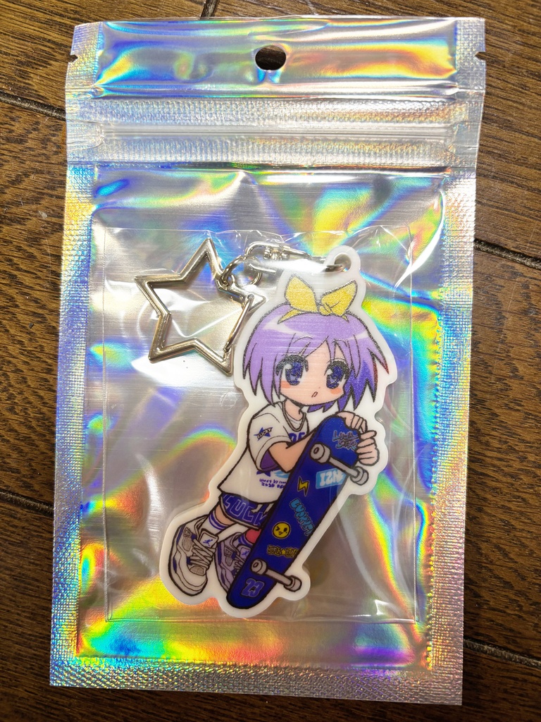 TSUKASA HIIRAGI "street style" acrylic keychain