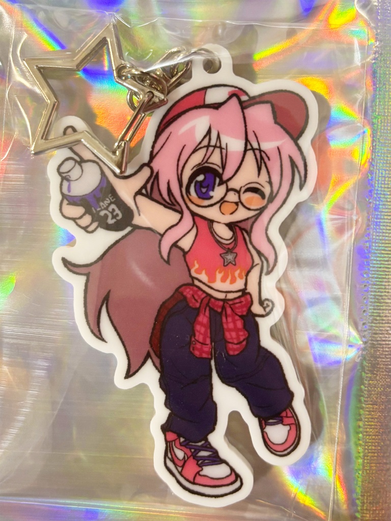 MIYUKI TAKARA "street style" acrylic keychain