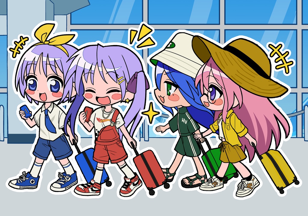 LUCKY STAR "We're almost there!" Acrylic Diorama