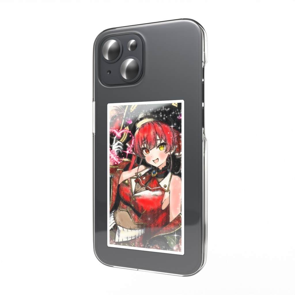 宝鐘マリン♡デジタルイラスト手描き♡スマホステッカー