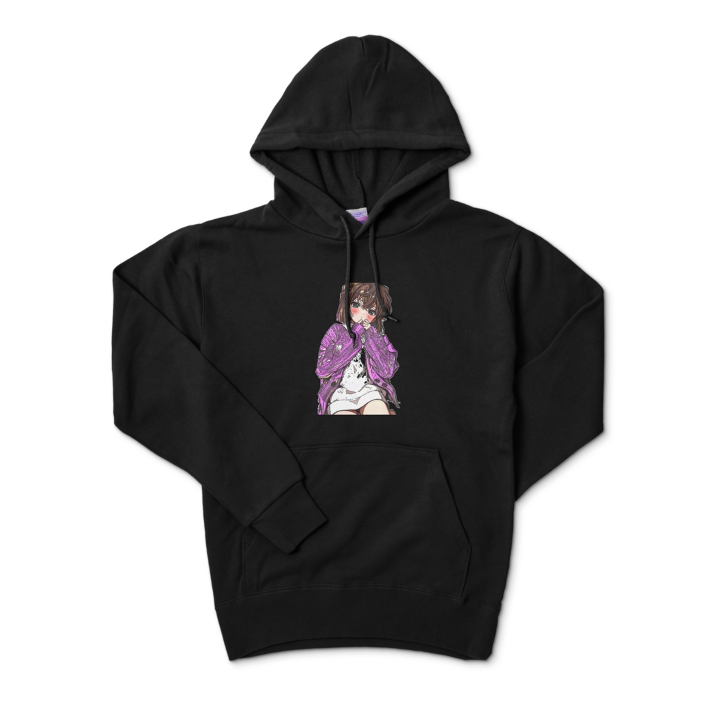 灰原哀 デジタル イラスト 手描き パーカー