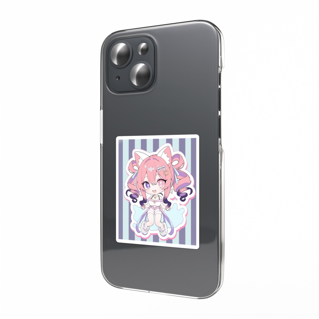 猫耳の桜もち猫♡AIイラスト