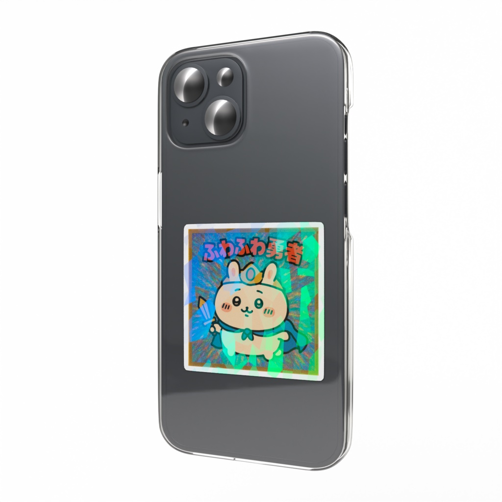 ビックリマンチョコシール風♡ふわふわ勇者 うさぎ