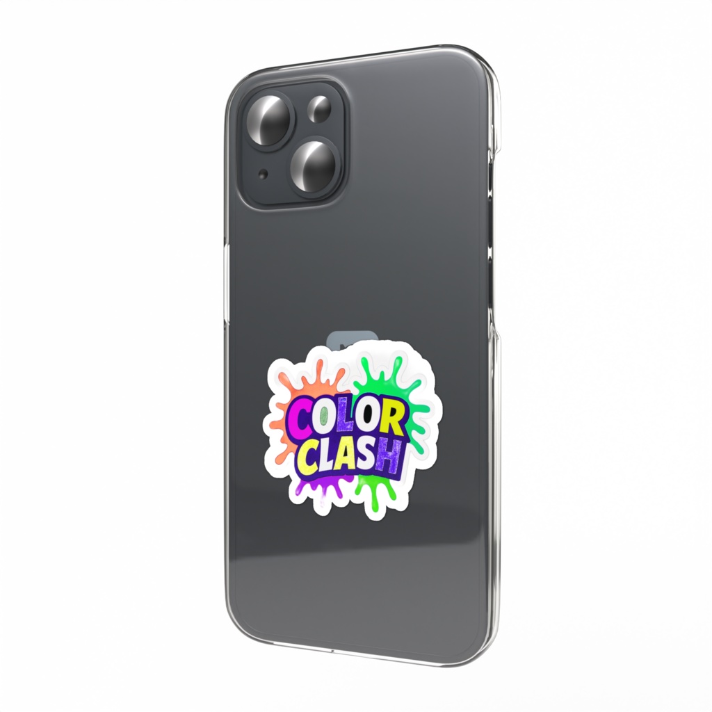 カラークラッシュ☆ロゴ☆文字☆ステッカー☆かっこいい