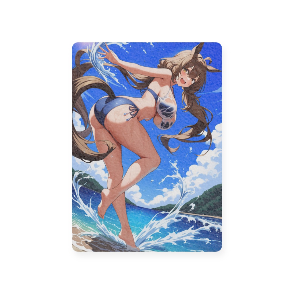 AIイラストウマ娘水着キラキラトレカ