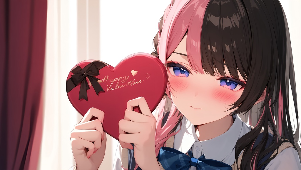 vtuber壁紙(2025年2月)/wallpaper(February) - ましろ色 - BOOTH