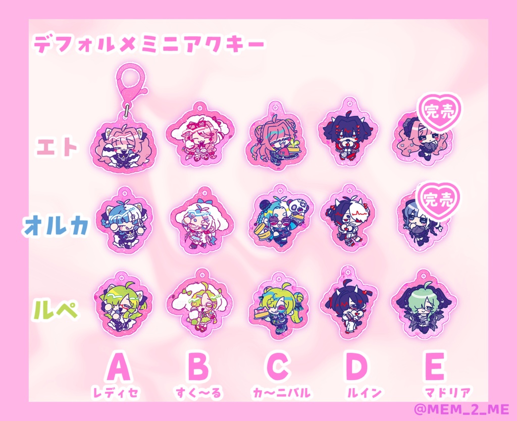 【LaDy S∀int】デフォルメミニアクキー