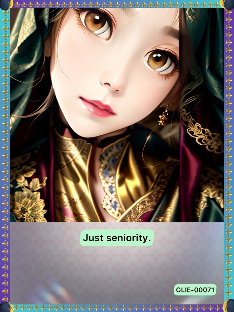71 Just a seniority （no sound）