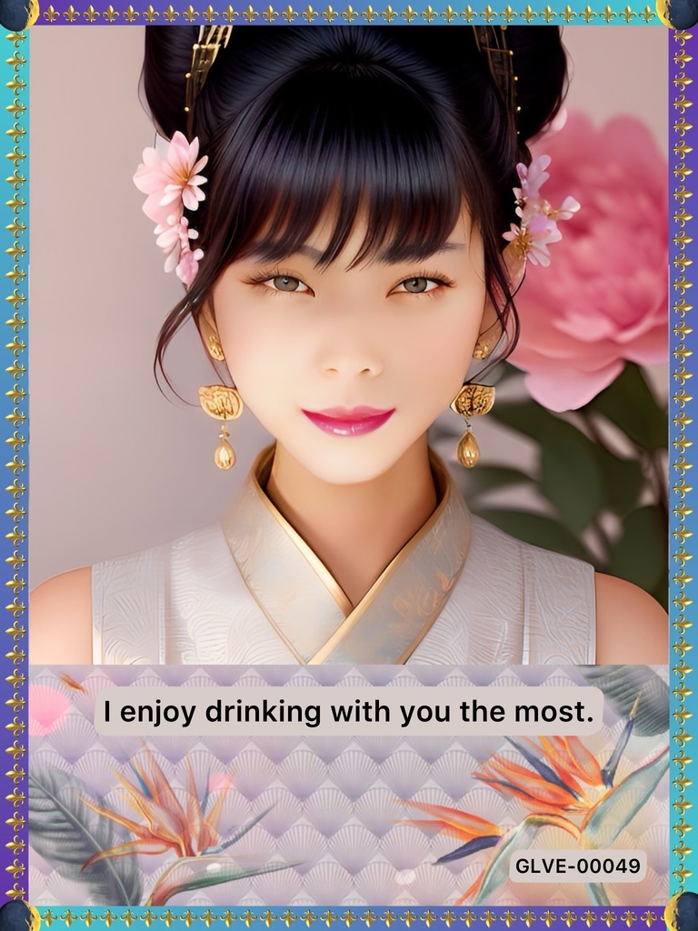 49 the drinks I drink with you. （sound）