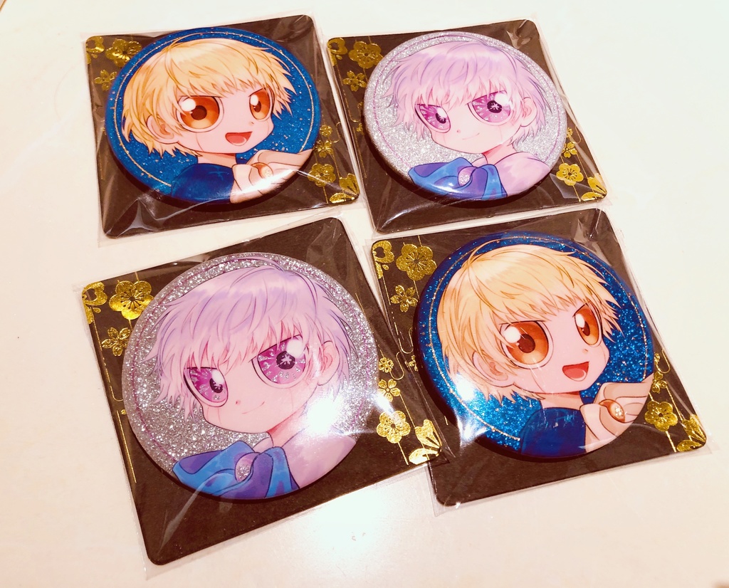 ガッシュゼオンキラ缶バッジ【発送先は中国】