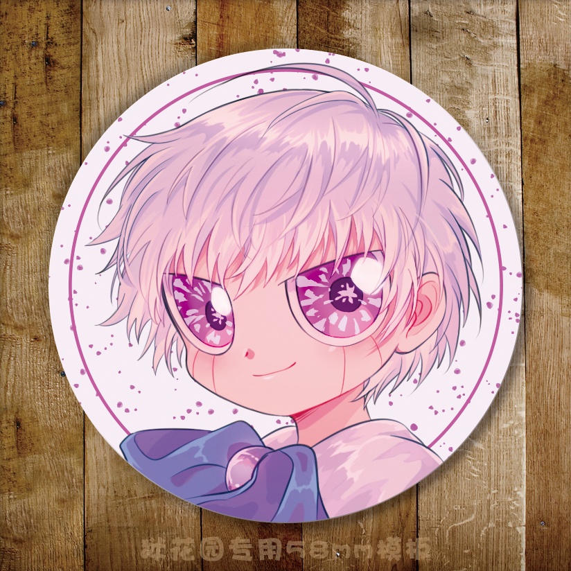 ガッシュゼオンキラ缶バッジ【発送先は中国】