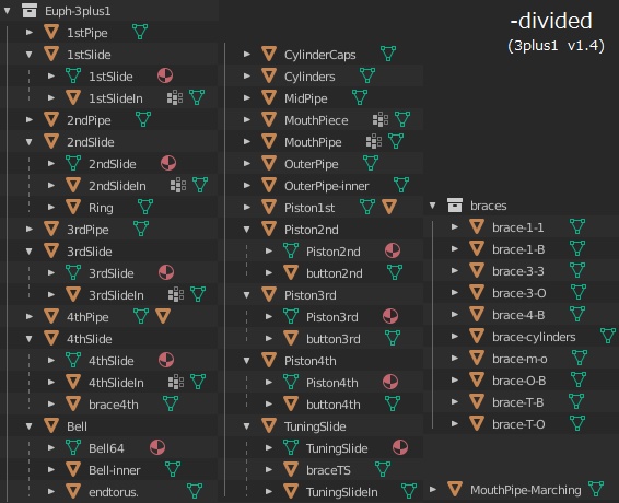 3Dモデル_ユーフォニアム_Euphonium