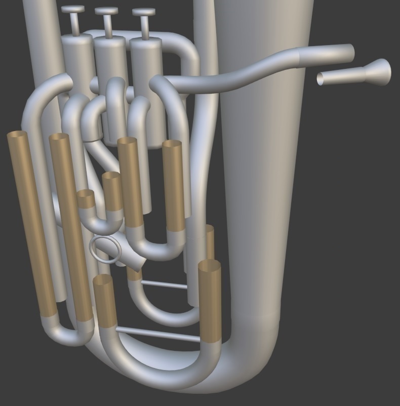 3Dモデル_ユーフォニアム_Euphonium