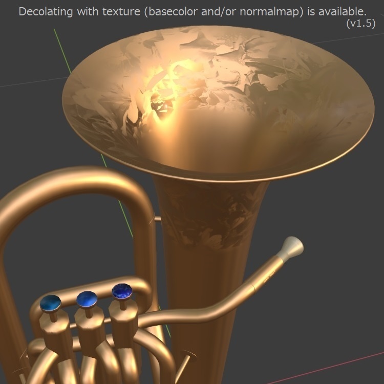 3Dモデル_ユーフォニアム_Euphonium