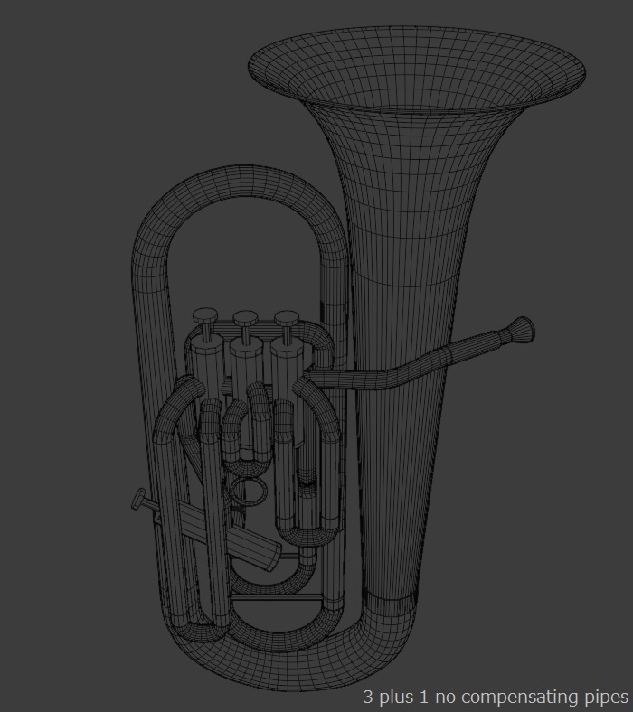 3Dモデル_ユーフォニアム_Euphonium