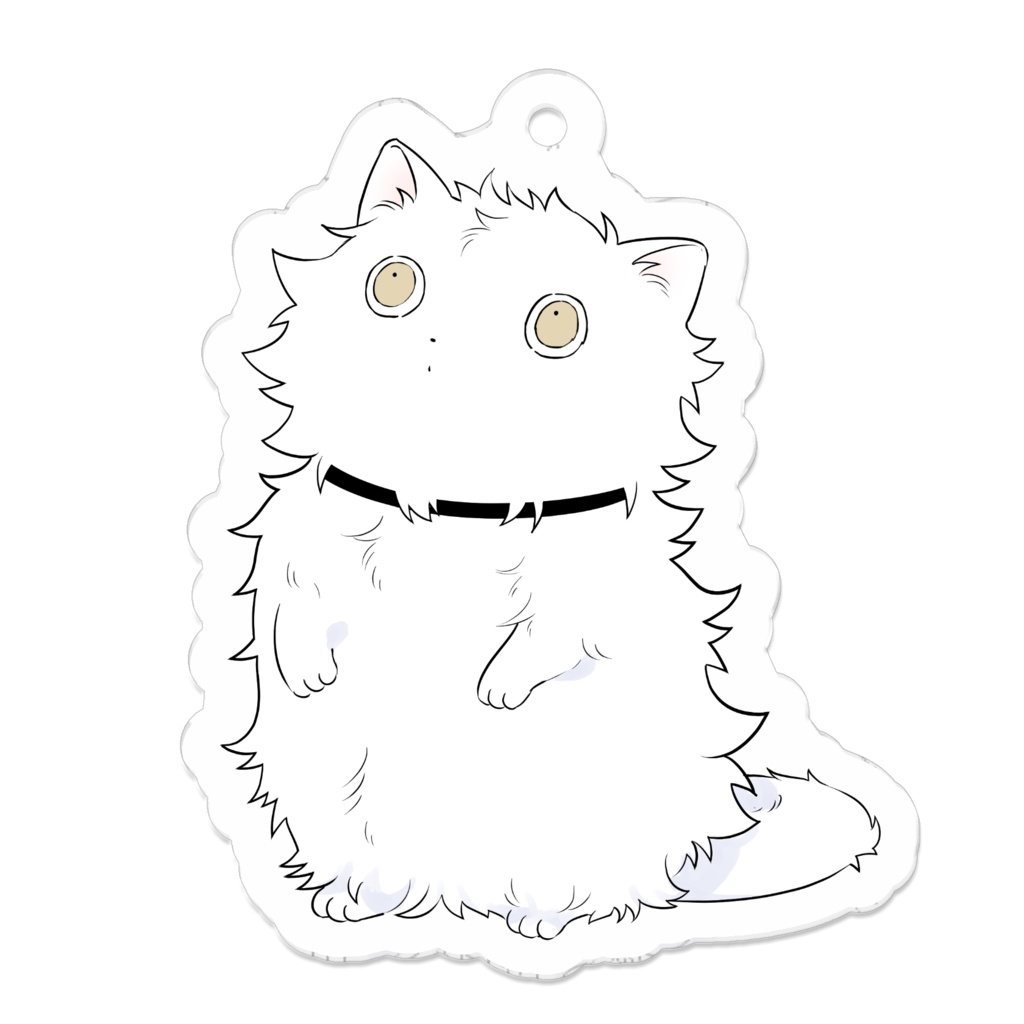 さなだねこアクリルキーホルダー