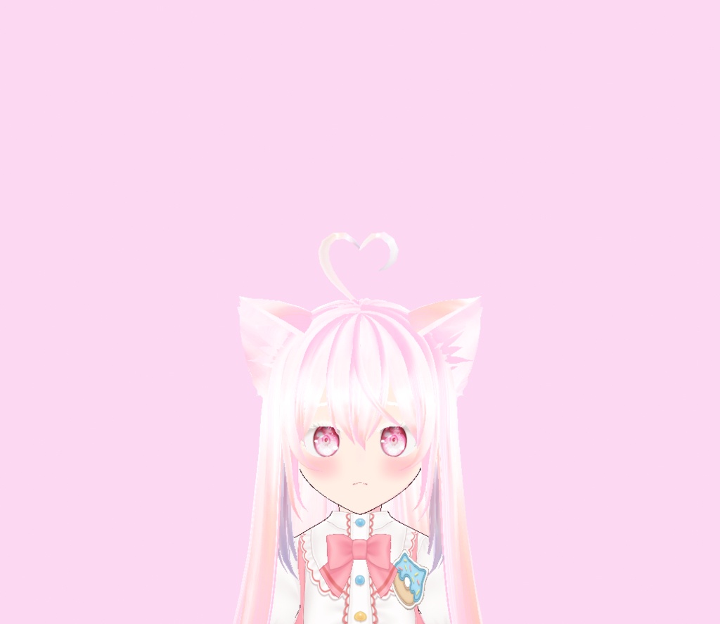 Mane Cute pink cat girl VRM