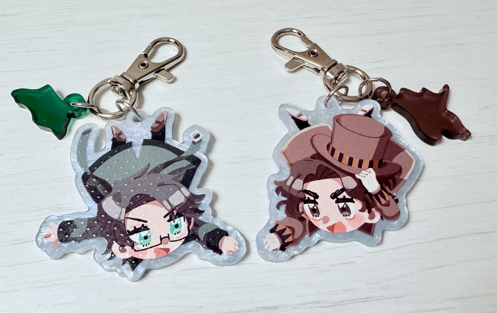 アクリルキーホルダー（２個セット）