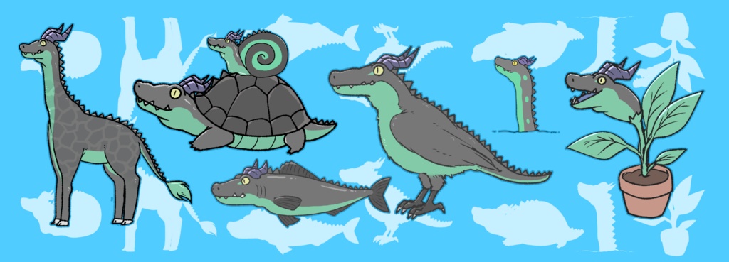 クロ鰐キメラ達のマスキングテープ