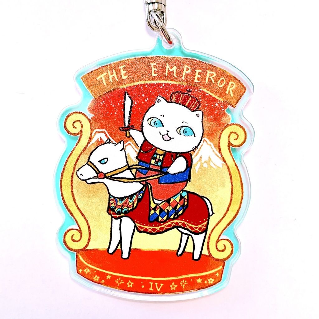 ねこタロットオーロラアクキー(全5種)