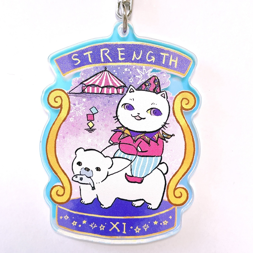 ねこタロットオーロラアクキー(全5種)