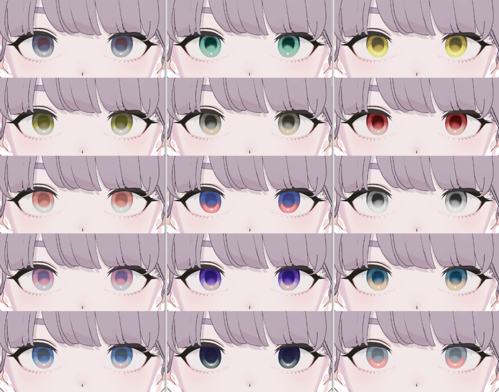 ざかざかEYE&まつげMAKE【2アバター対応】