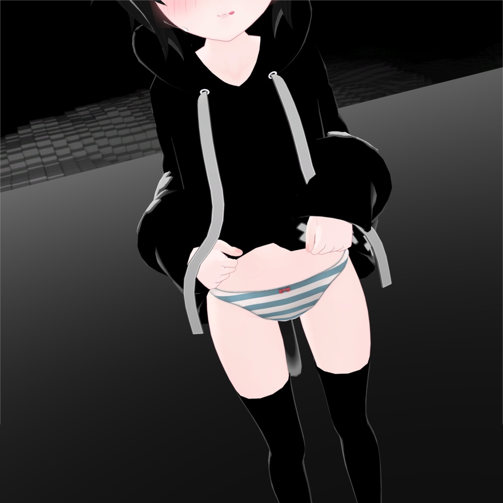 ラスクにたくしあげさせるシェイプキーとギミック