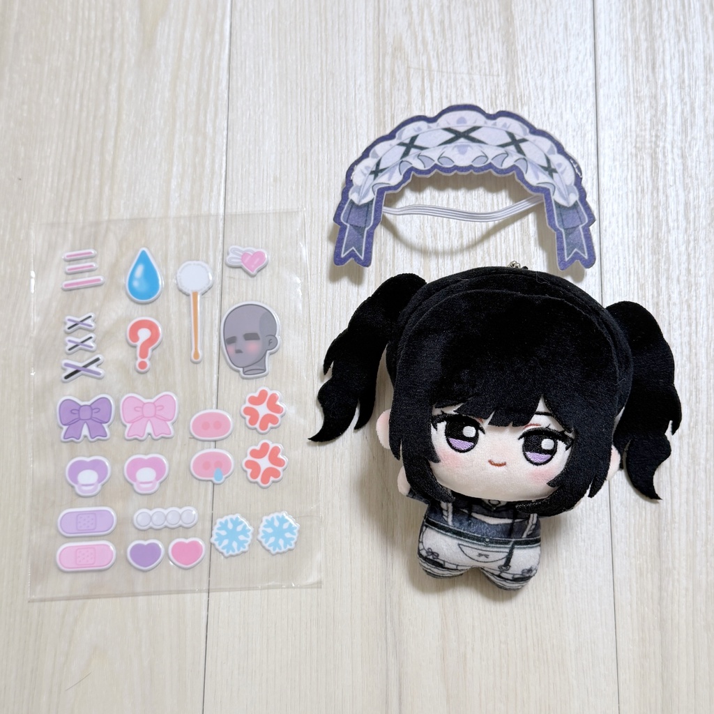 Yuki亭ちびぬいぐるみ+髪飾り+特典シール