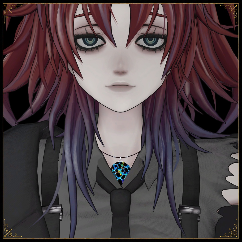 【MA対応】マトリクスオパールネックレス-Matrix opal necklace