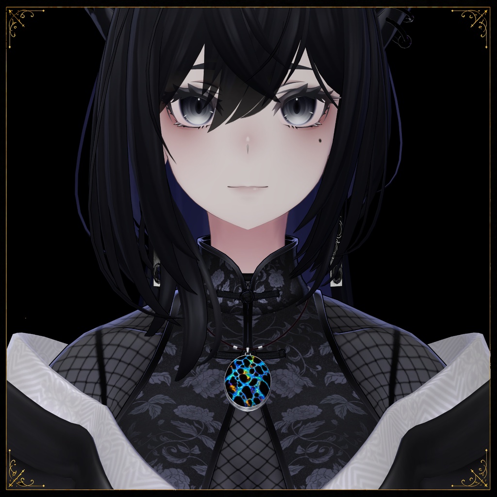 【MA対応】マトリクスオパールネックレス-Matrix opal necklace