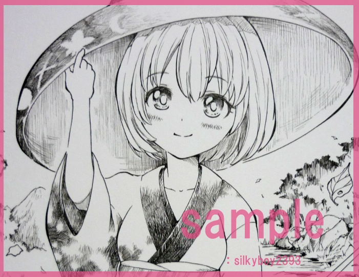 手描きイラスト　東方project　小名針妙丸