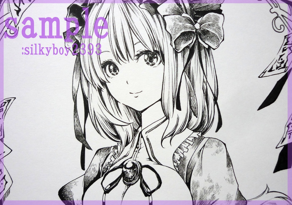 ❤︎東方project手描きイラスト❤︎アナログ●寸松庵色紙● 八雲藍ファンアート 手描きイラスト＊ 東方Project＊八雲藍＊透明水彩＊色紙(手描き