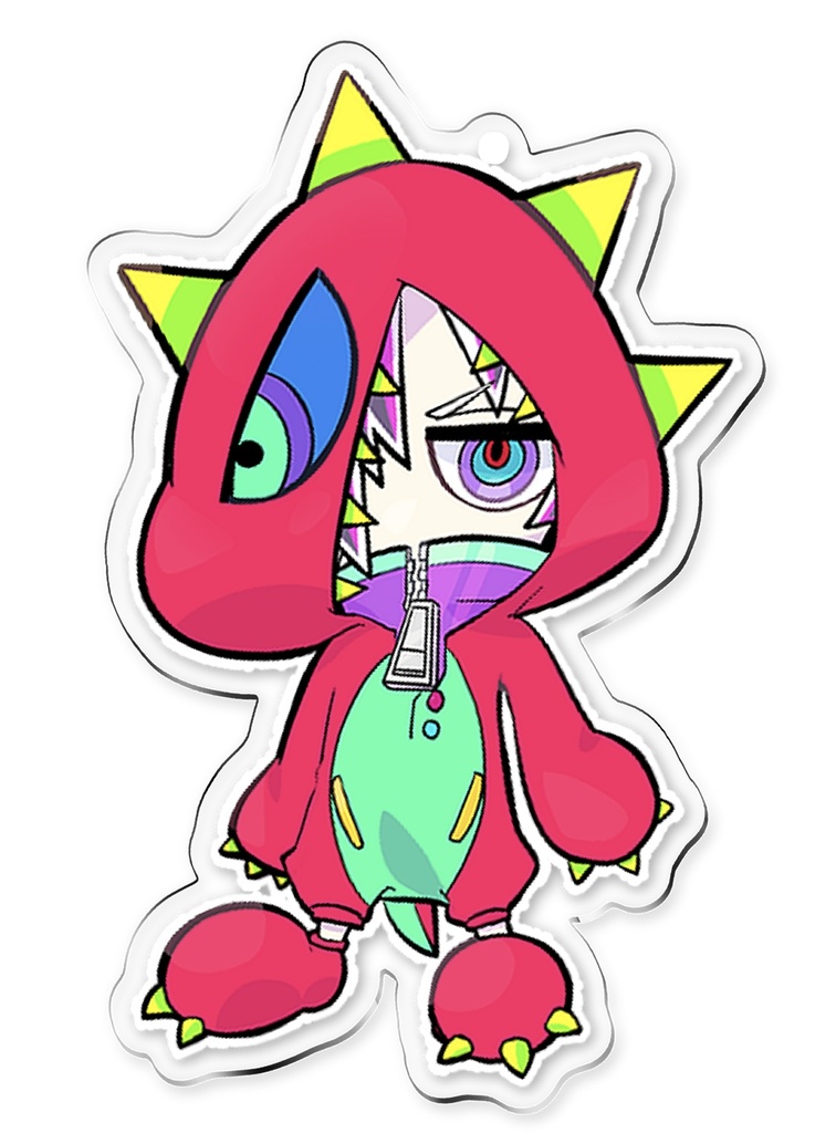 白亜獣斗 SDイラストver. アクリルキーホルダー