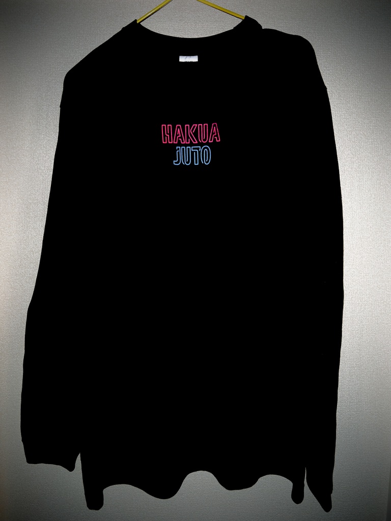 【受注生産】白亜獣斗 Neon Sign ロングスリーブTシャツ